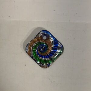 Pendant - caracol design - artisan - (#0728)